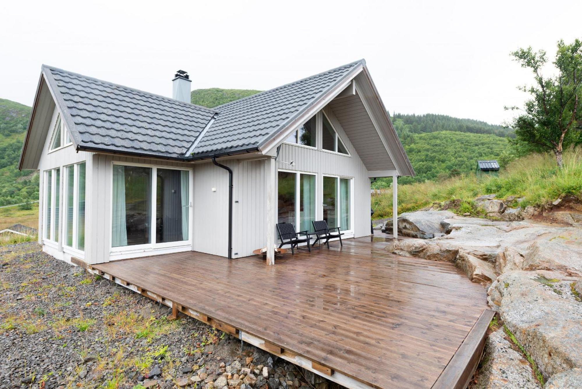 Haukland Beach Panorama Offersoya Dış mekan fotoğraf